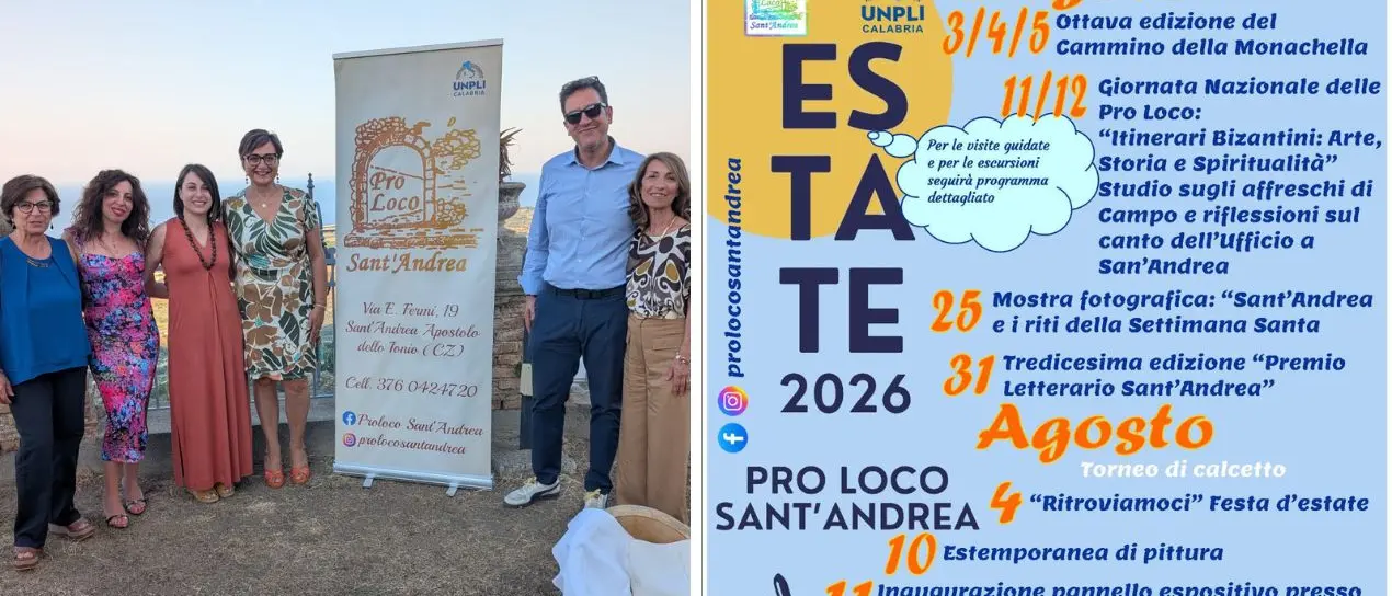 Estate nel Catanzarese, a Sant’Andrea Apostolo dello Ionio un cartellone ricco di eventi, arte e sport\n