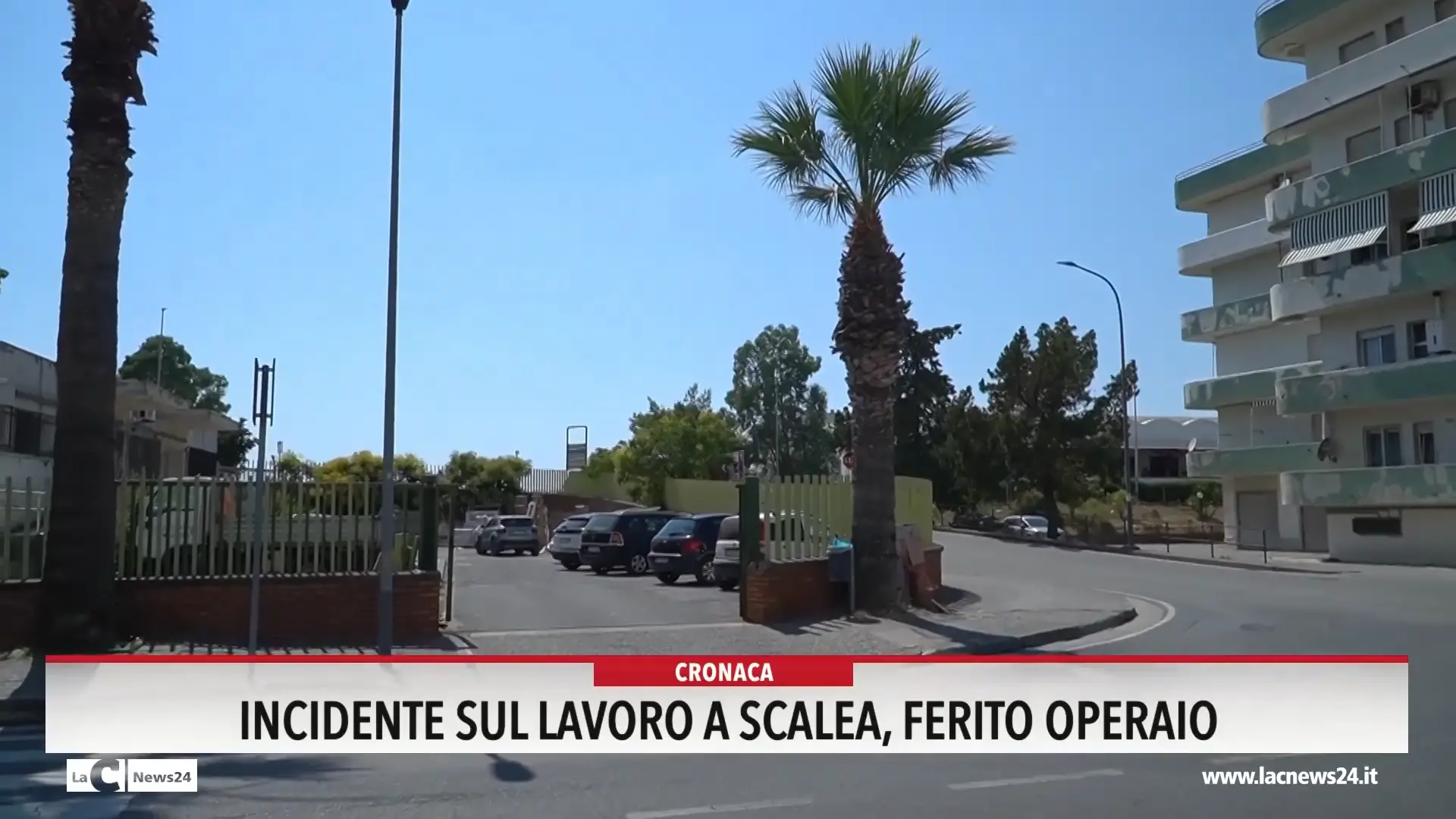 Incidente sul lavoro a Scalea, ferito operaio