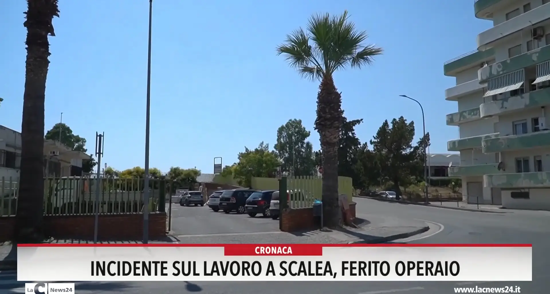 Incidente sul lavoro a Scalea, ferito operaio