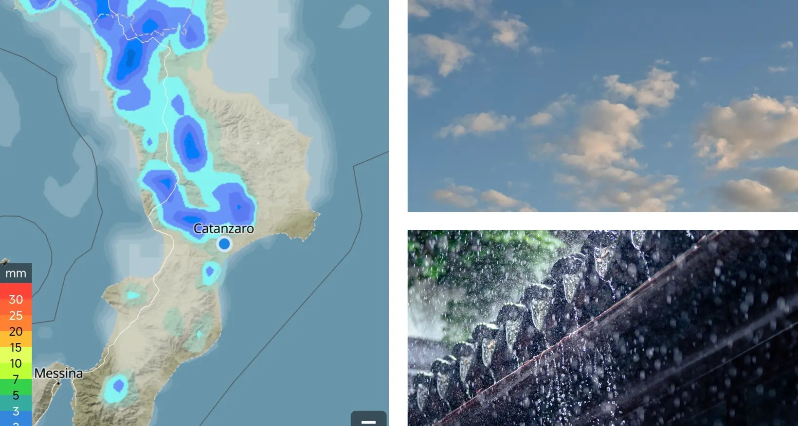 <p>Mattinata di cielo sereno in tutta la Calabria, <span style=\"color:hsl(0, 75%, 60%);\">possibili temporali </span>nel pomeriggio ma migliora già in serata</p>