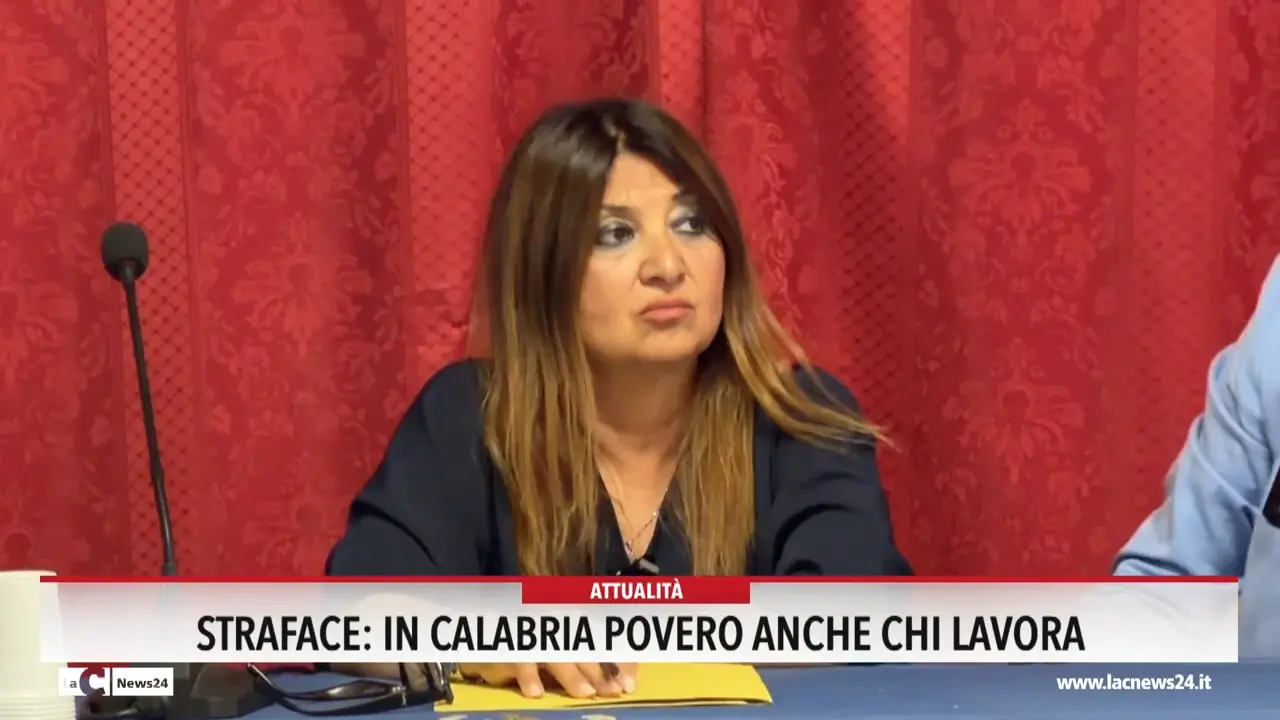 Straface: in Calabria povero anche chi lavora