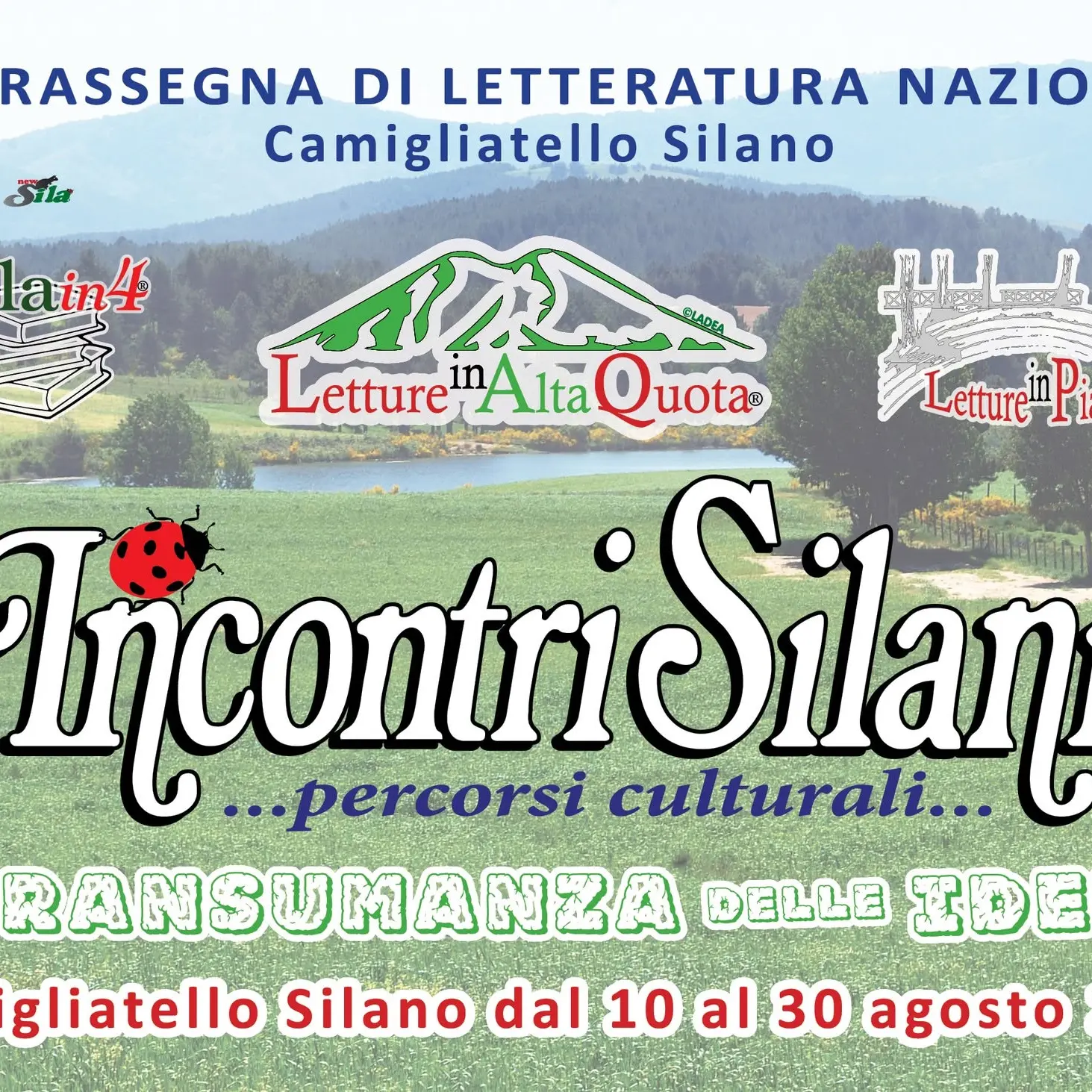 Incontri Silani, dal 10 al 29 agosto la XVII edizione della rassegna di letteratura nazionale\n
