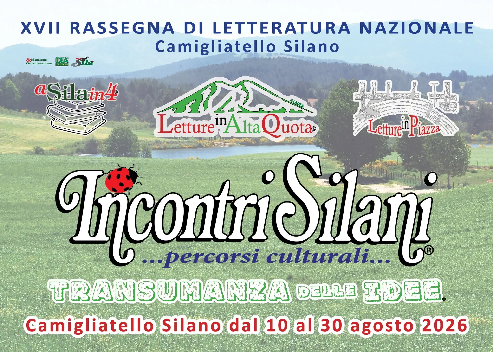 Incontri Silani, dal 10 al 29 agosto la XVII edizione della rassegna di letteratura nazionale\n