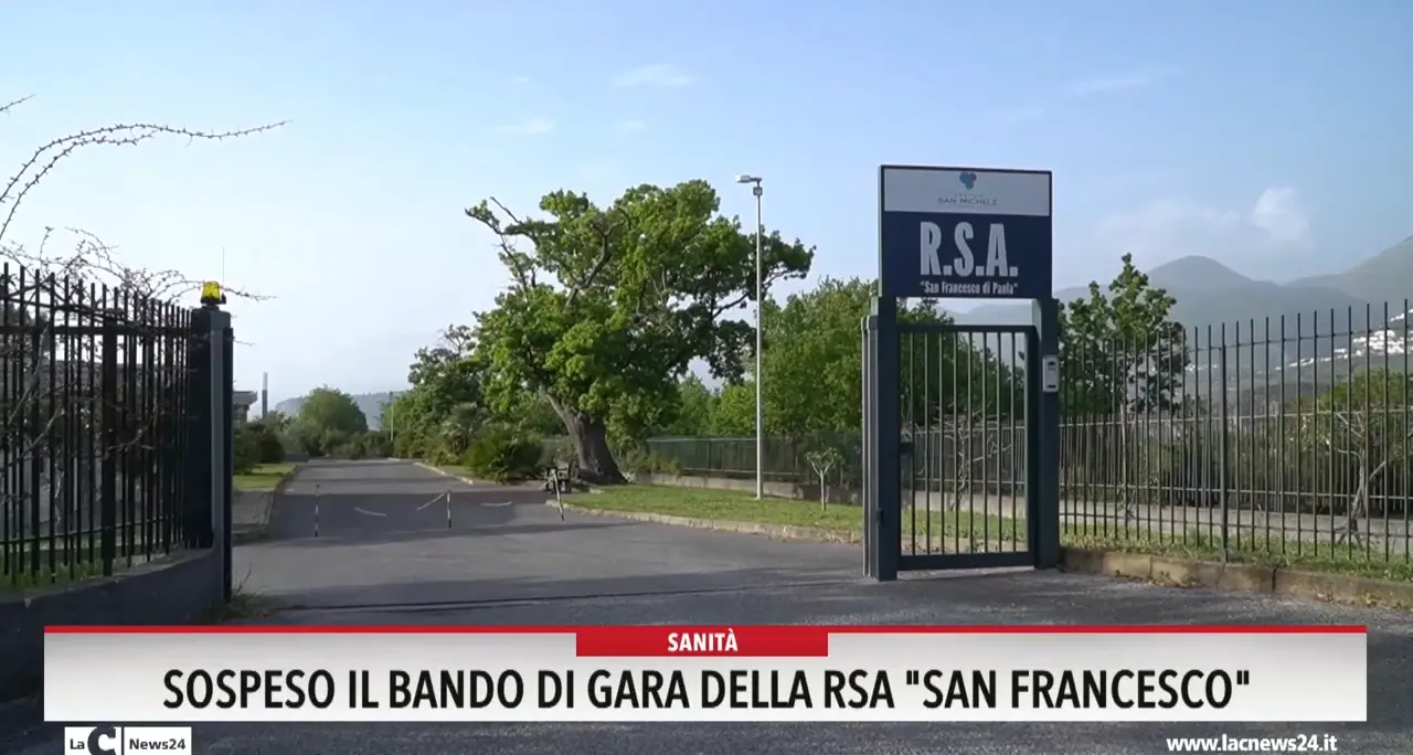 Sospeso il bando di gara della Rsa San Francesco