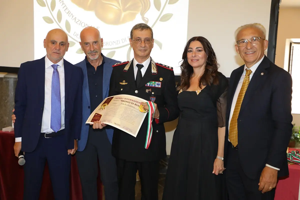 Premio Internazionale “Bronzi di Riace”, premiata a Roma anche l’Arma dei carabinieri\n
