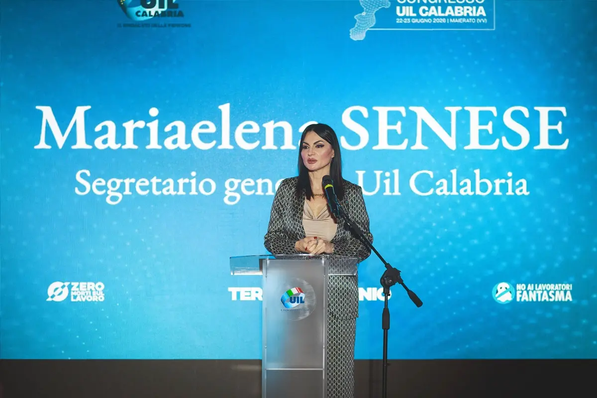 Uil Calabria, Mariaelena Senese confermata segretaria generale del sindacato confederale\n\n\n