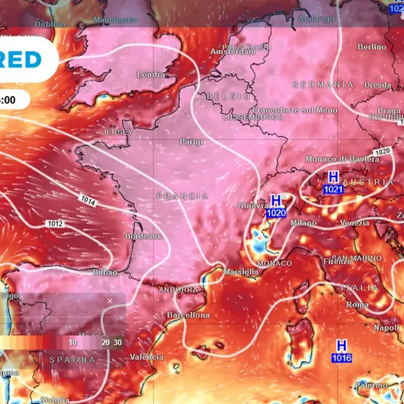 Europa nella morsa del caldo africano: fino a 44 gradi in Francia, in Italia il picco nel weekend\n