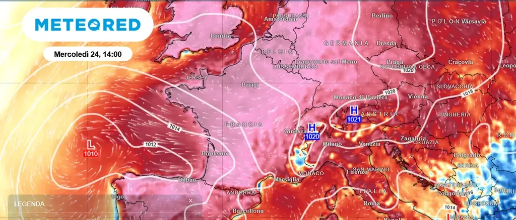 Europa nella morsa del caldo africano: fino a 44 gradi in Francia, in Italia il picco nel weekend\n