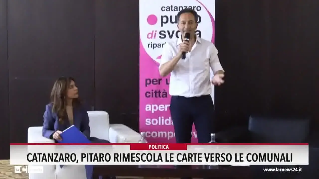 Catanzaro, Pitaro rimescola le carte verso le comunali