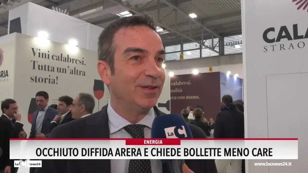Occhiuto diffida Arera e chiede bollette meno care