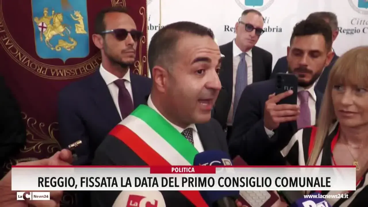 Reggio, fissata la data del primo Consiglio comunale