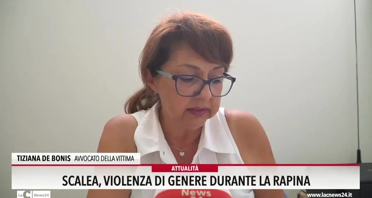 Scalea, violenza di genere durante la rapina