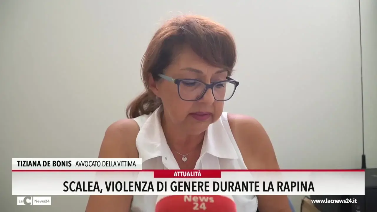 Scalea, violenza di genere durante la rapina
