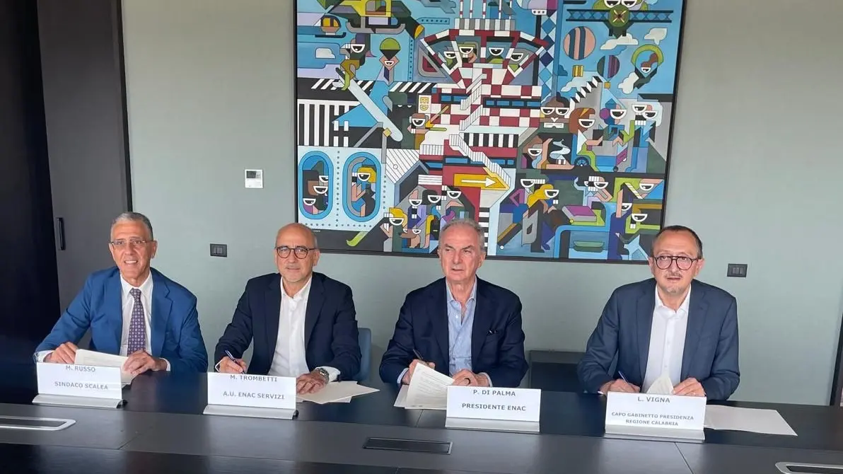 <p>Da sinistra: Mario Russo, Marco Trombetti, Pierluigi Di Palma e Luciano Vigna</p>\\n