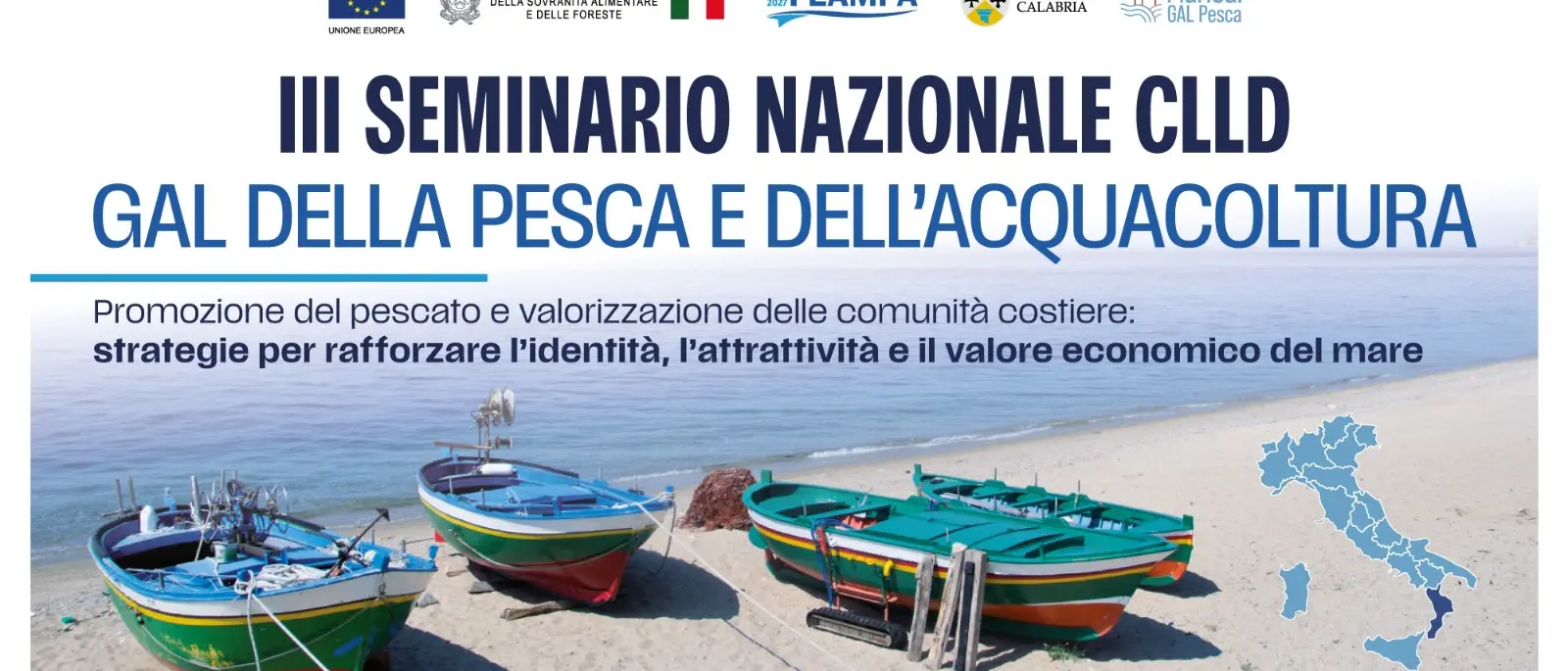 Pesca e sviluppo delle coste, a Villa il III Seminario nazionale dei Galpa\n