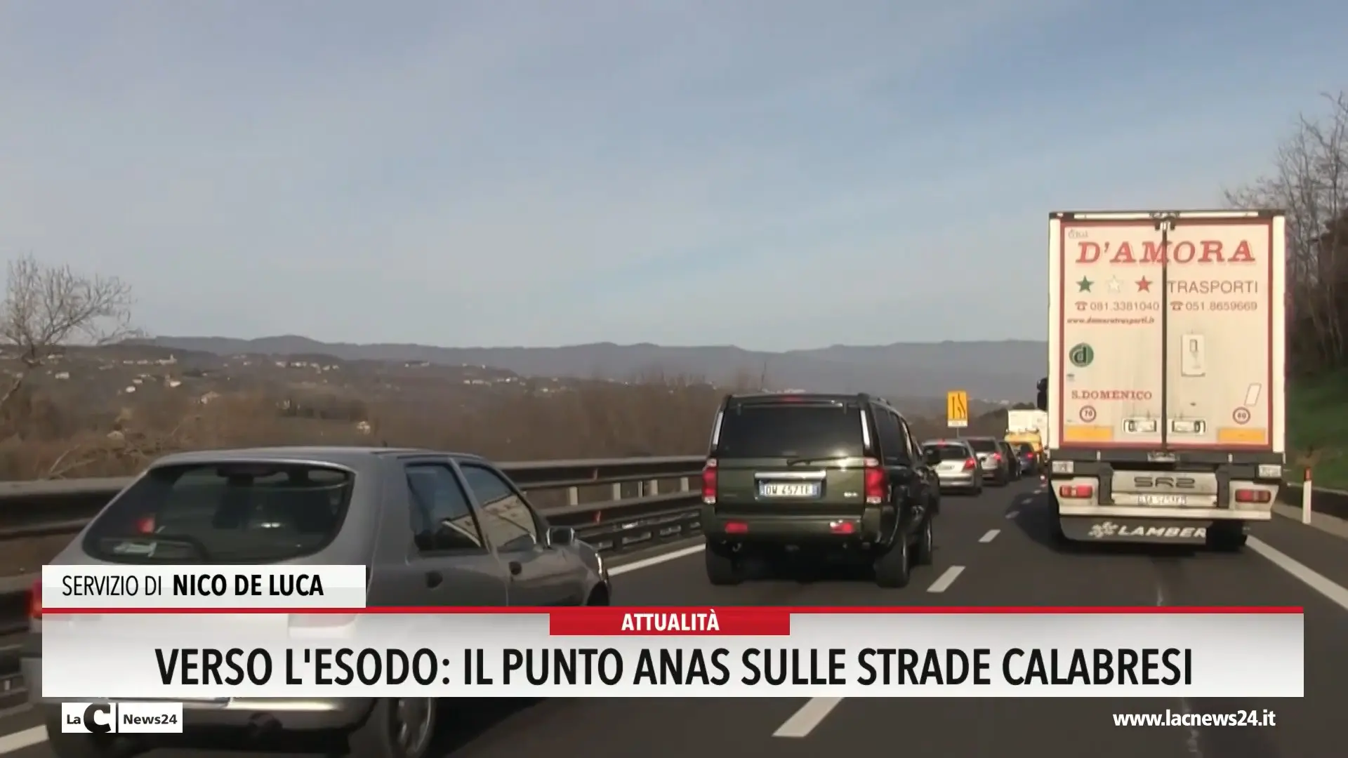 Verso l'esodo, il punto Anas sulle strade calabresi