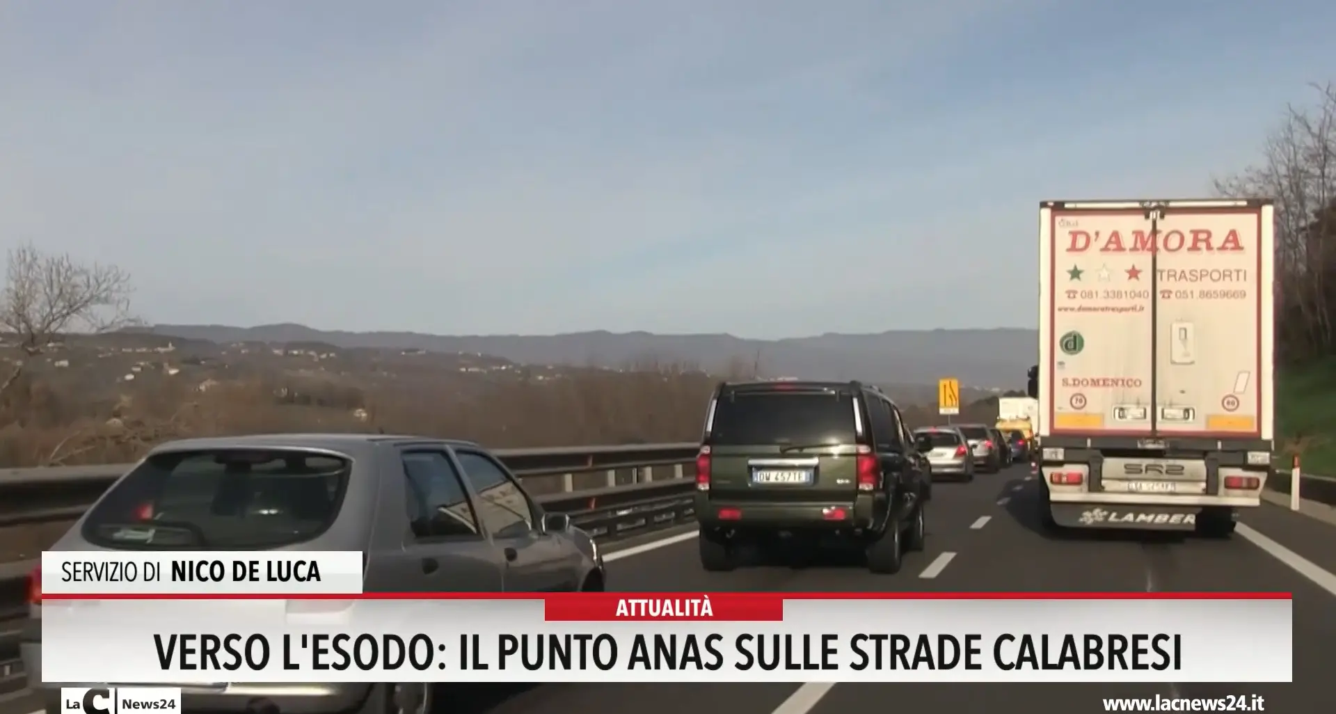 Verso l'esodo, il punto Anas sulle strade calabresi