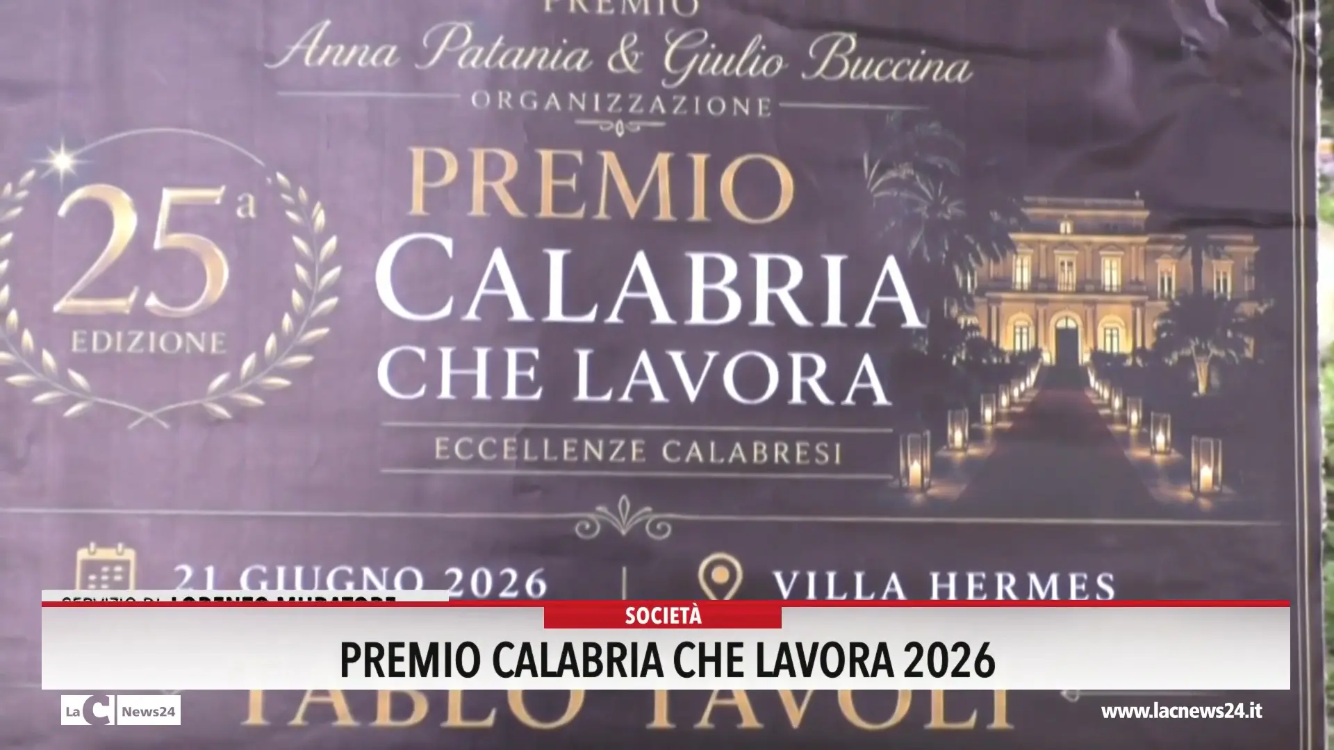 Premio Calabria che lavora 2026