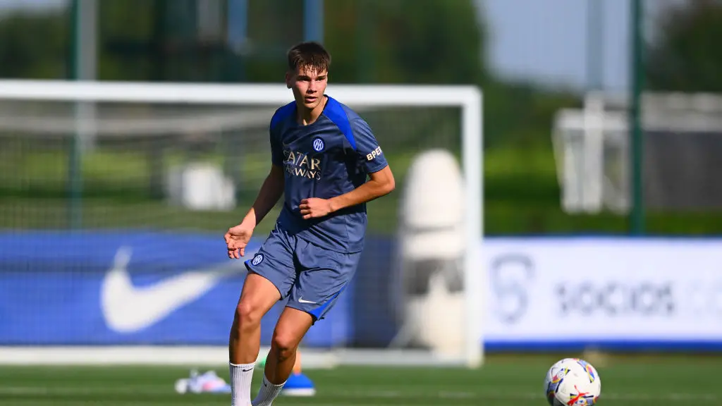 Il centrocampista dell\\'Inter Luka Topalovic - foto inter.it