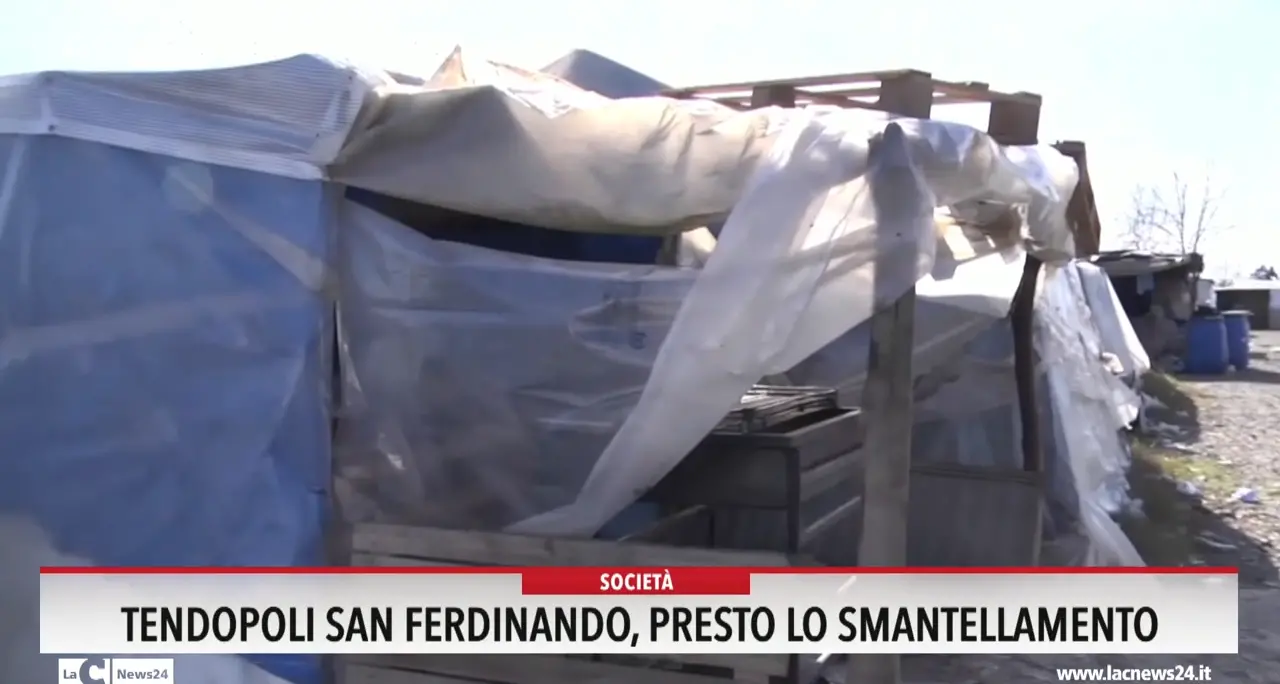 Tendopoli San Ferdinando, presto lo smantellamento