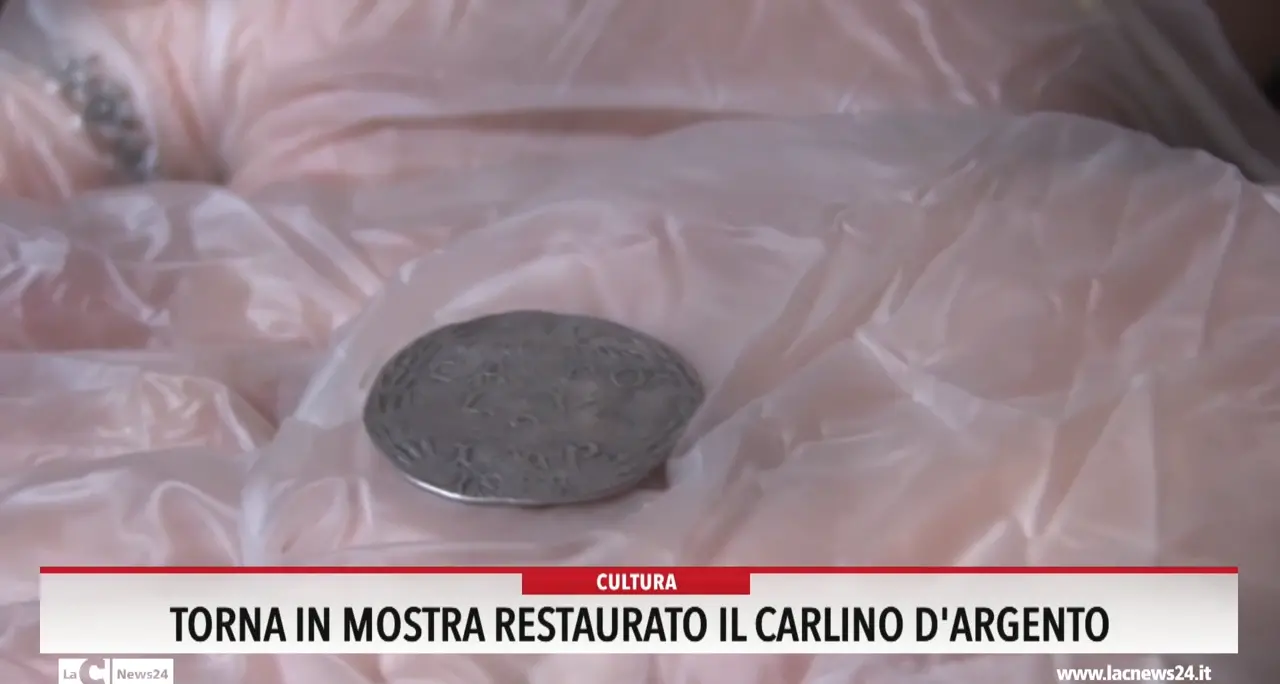 Torna in mostra restaurato il Carlino d'argento
