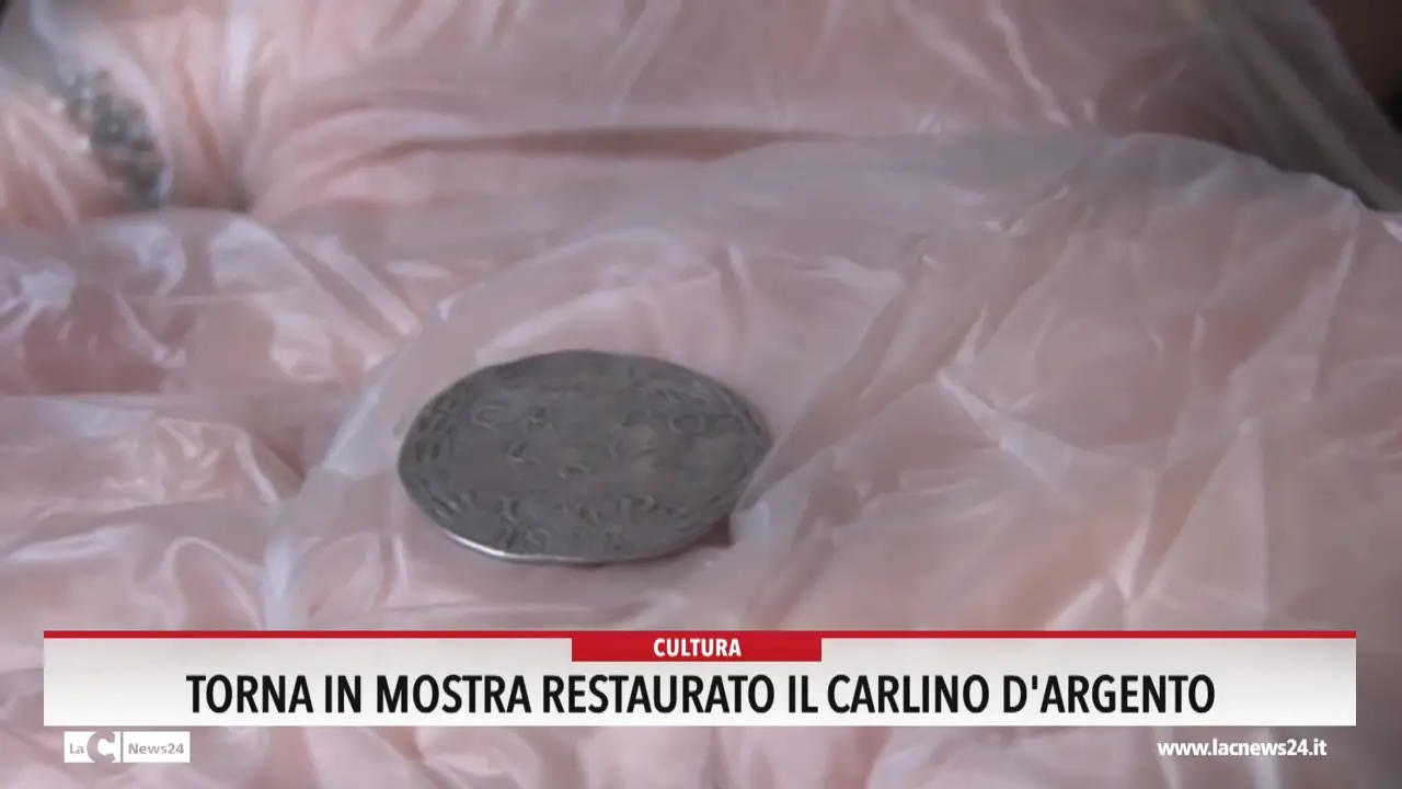 Torna in mostra restaurato il Carlino d'argento