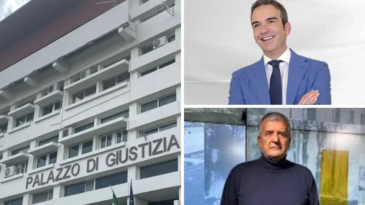 <p>Il tribunale di Cosenza, il governatore Roberto Occhiuto e il dg dell'Ao di Cosenza Vitaliano De Salazar</p>\\n