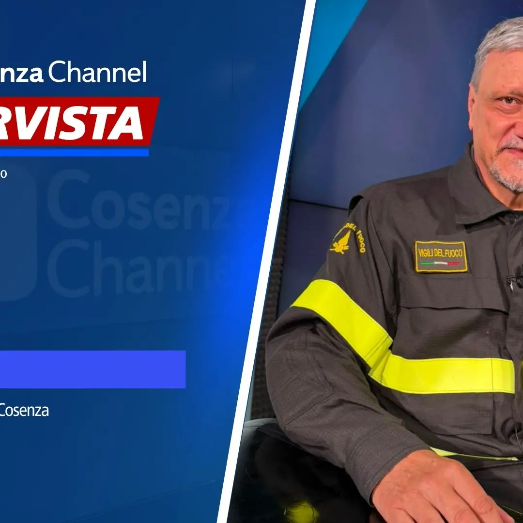 L’encomio per il ciclone Harry e la nuova caserma che diventa realtà: parla il comandante dei Vigili del fuoco di Cosenza | VIDEO\n