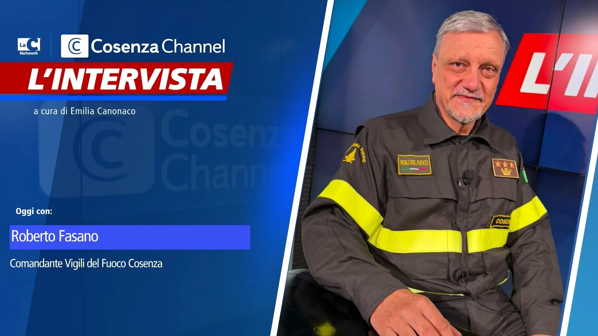 L’encomio per il ciclone Harry e la nuova caserma che diventa realtà: parla il comandante dei Vigili del fuoco di Cosenza | VIDEO\n