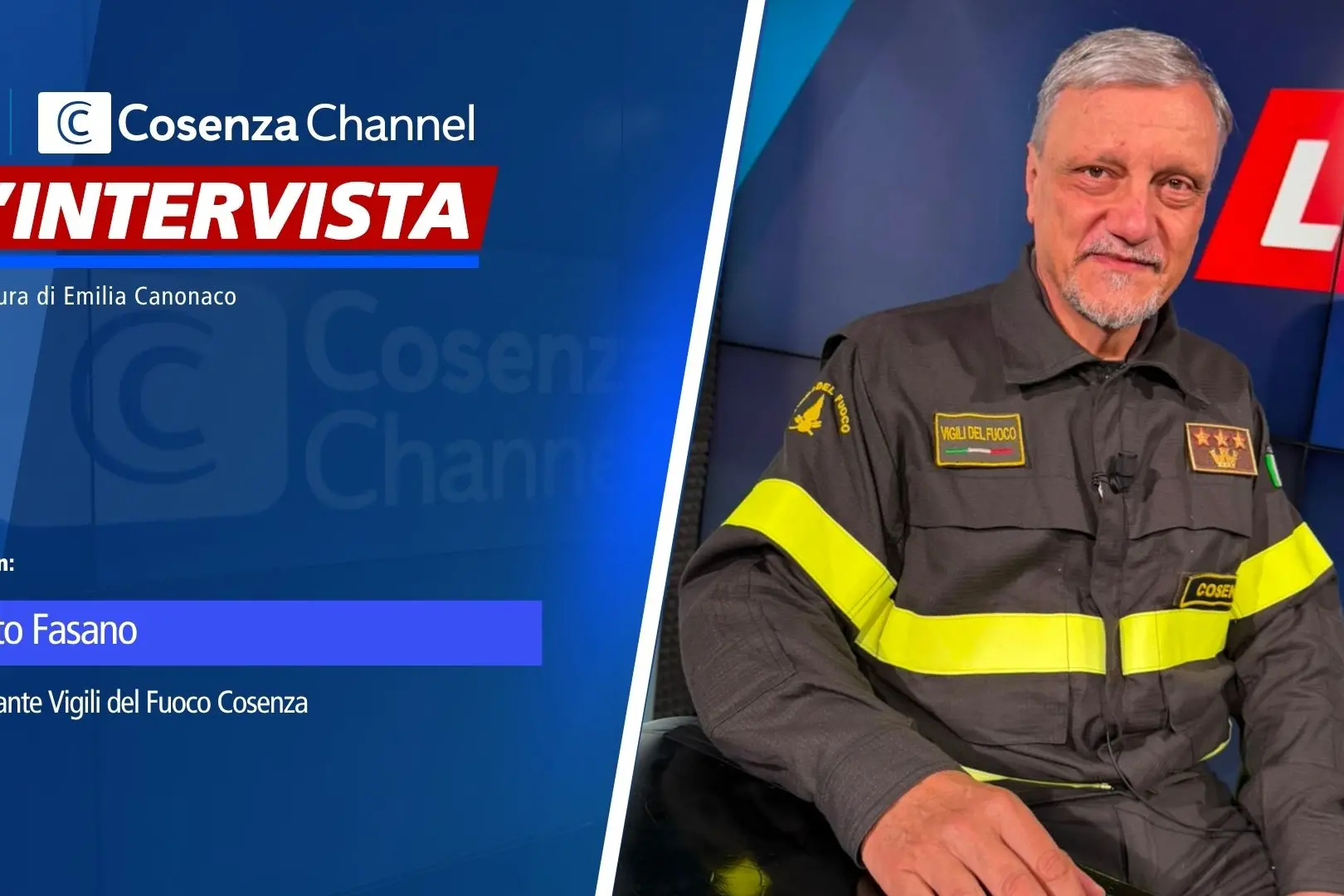 L’encomio per il ciclone Harry e la nuova caserma che diventa realtà: parla il comandante dei Vigili del fuoco di Cosenza | VIDEO\n