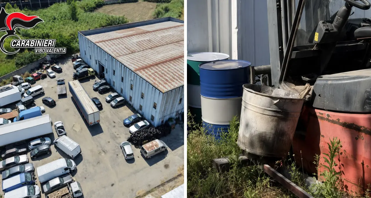 Gestione illecita di rifiuti e inquinamento, a Porto Salvo i carabinieri sequestrano un’area di 5mila mq a un’attività commerciale\n