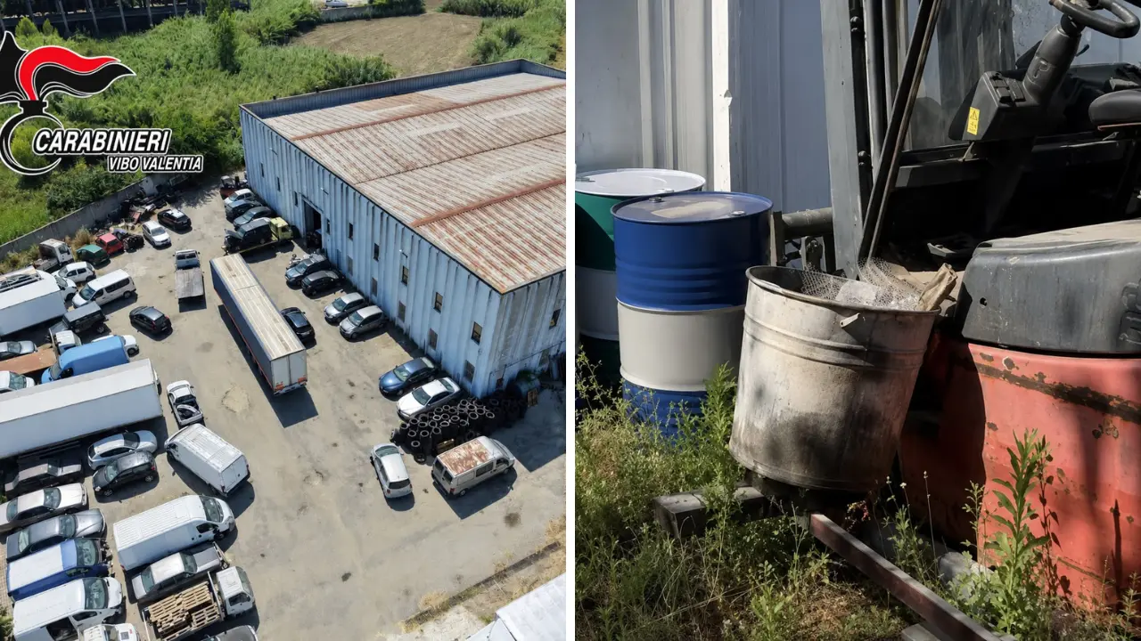 Gestione illecita di rifiuti e inquinamento, a Porto Salvo i carabinieri sequestrano un’area di 5mila mq a un’attività commerciale\n