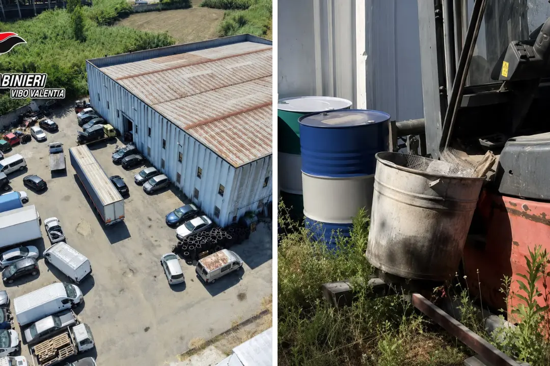 Gestione illecita di rifiuti e inquinamento, a Porto Salvo i carabinieri sequestrano un’area di 5mila mq a un’attività commerciale\n