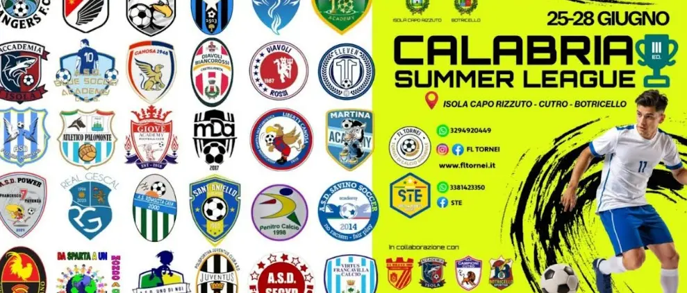 Calabria Summer League, Botricello ospita il torneo di calcio giovanile: attesi centinaia di atleti e famiglie\n