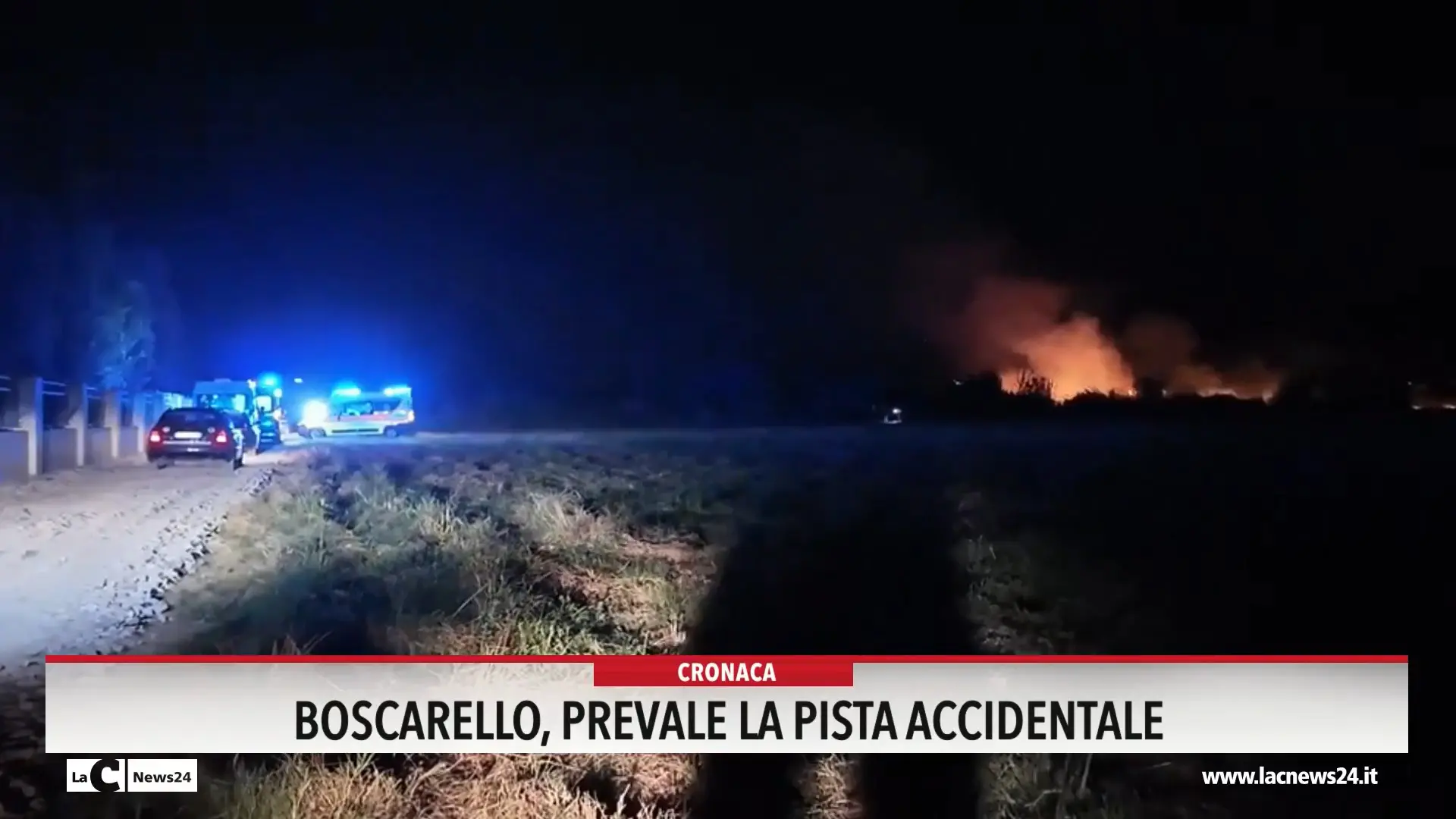 Boscarello, prevale la pista accidentale