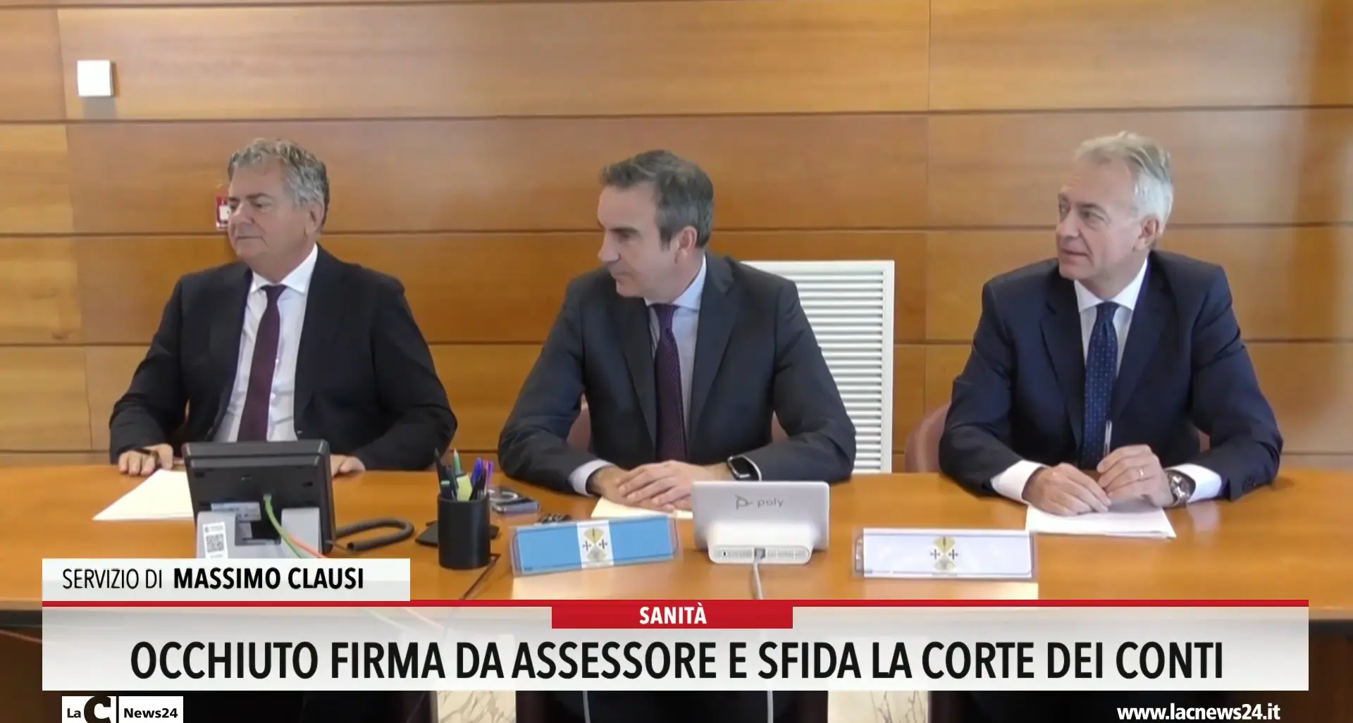 Occhiuto firma da assessore e sfida la Corte dei Conti