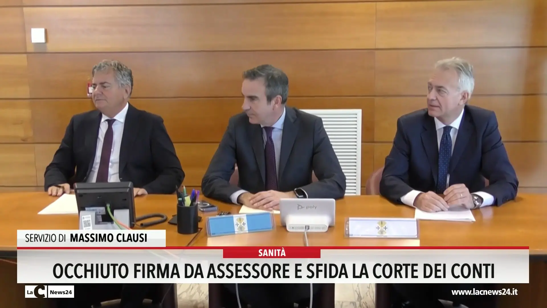 Occhiuto firma da assessore e sfida la Corte dei Conti