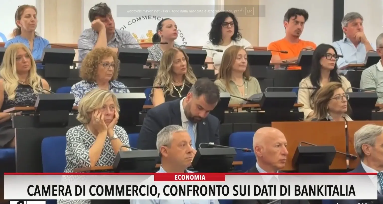 Camera di Commercio, confronto sui dati di Bankitalia