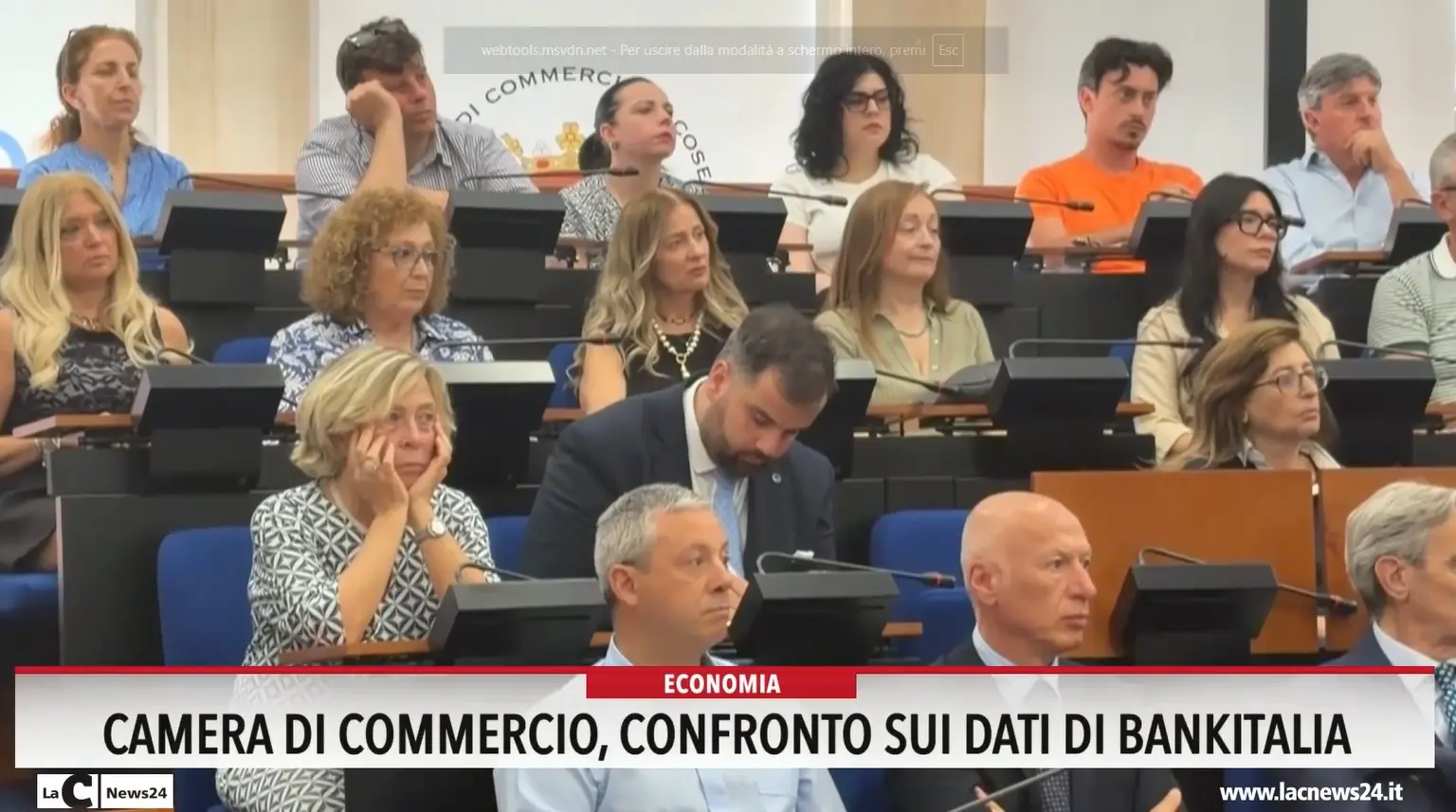 Camera di Commercio, confronto sui dati di Bankitalia