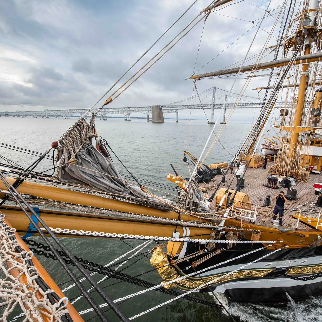 L’Amerigo Vespucci a Baltimora dopo 47 giorni di navigazione: record storico nell’Atlantico\n