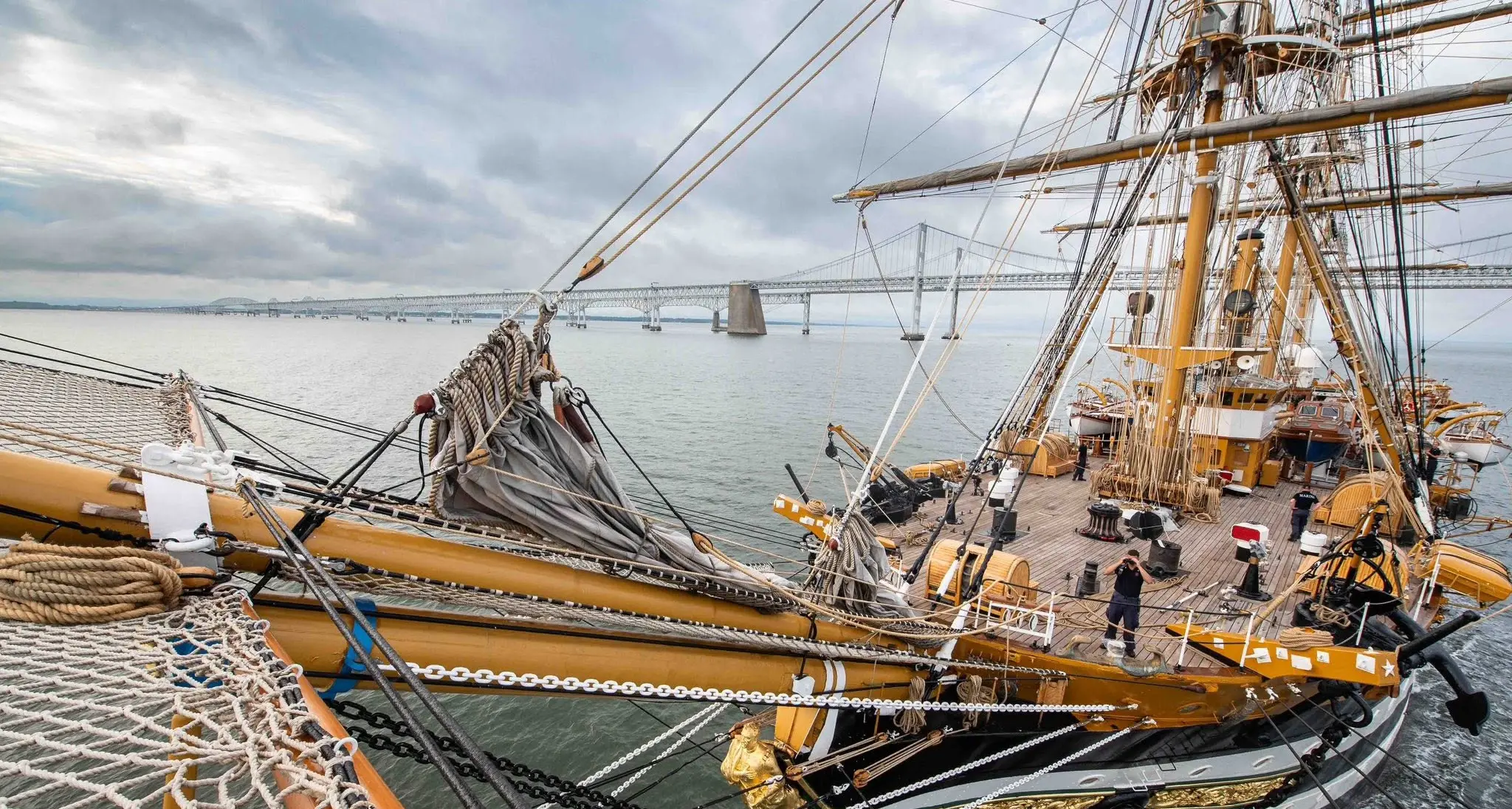 L’Amerigo Vespucci a Baltimora dopo 47 giorni di navigazione: record storico nell’Atlantico\n