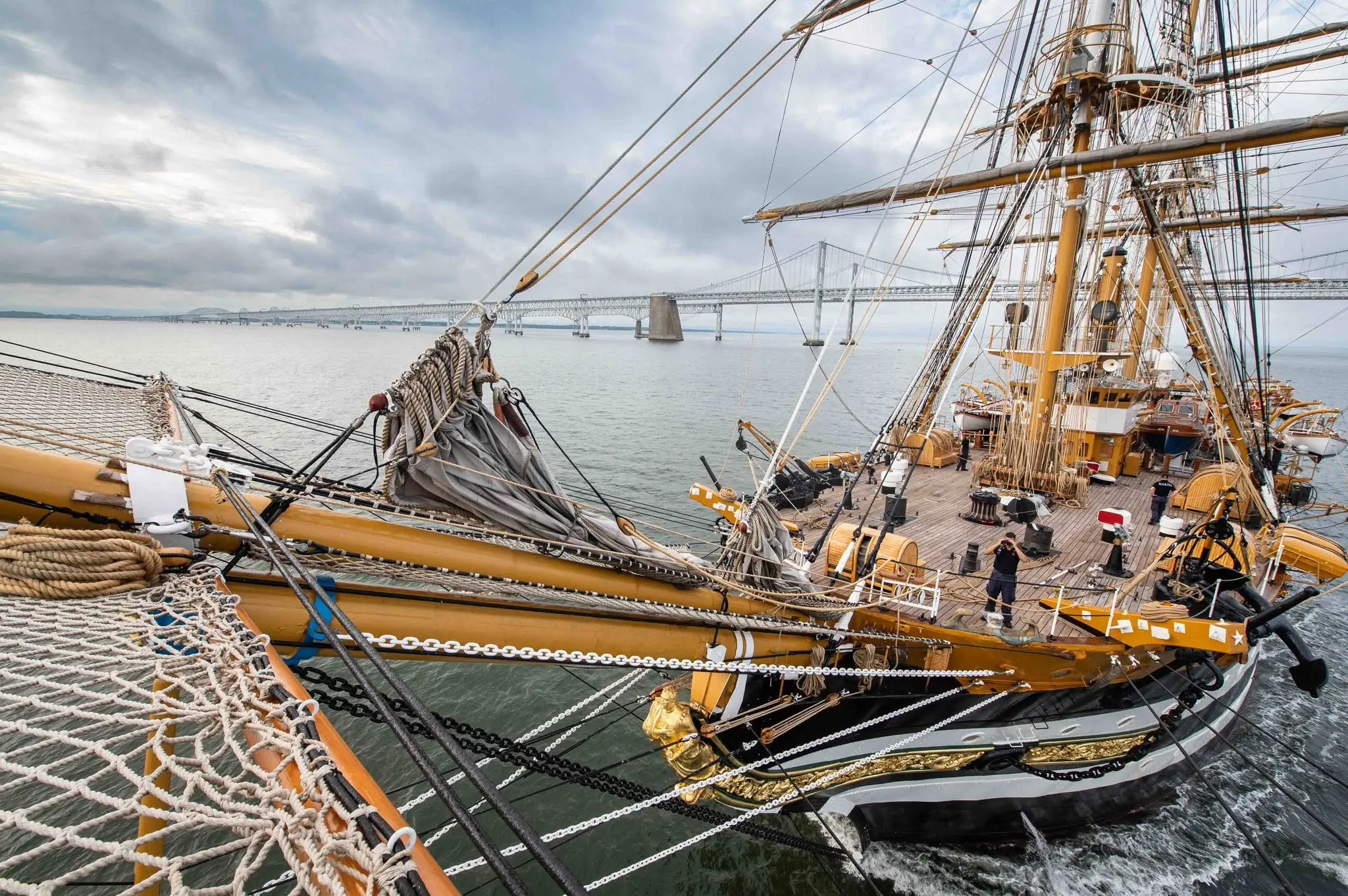 L’Amerigo Vespucci a Baltimora dopo 47 giorni di navigazione: record storico nell’Atlantico\n