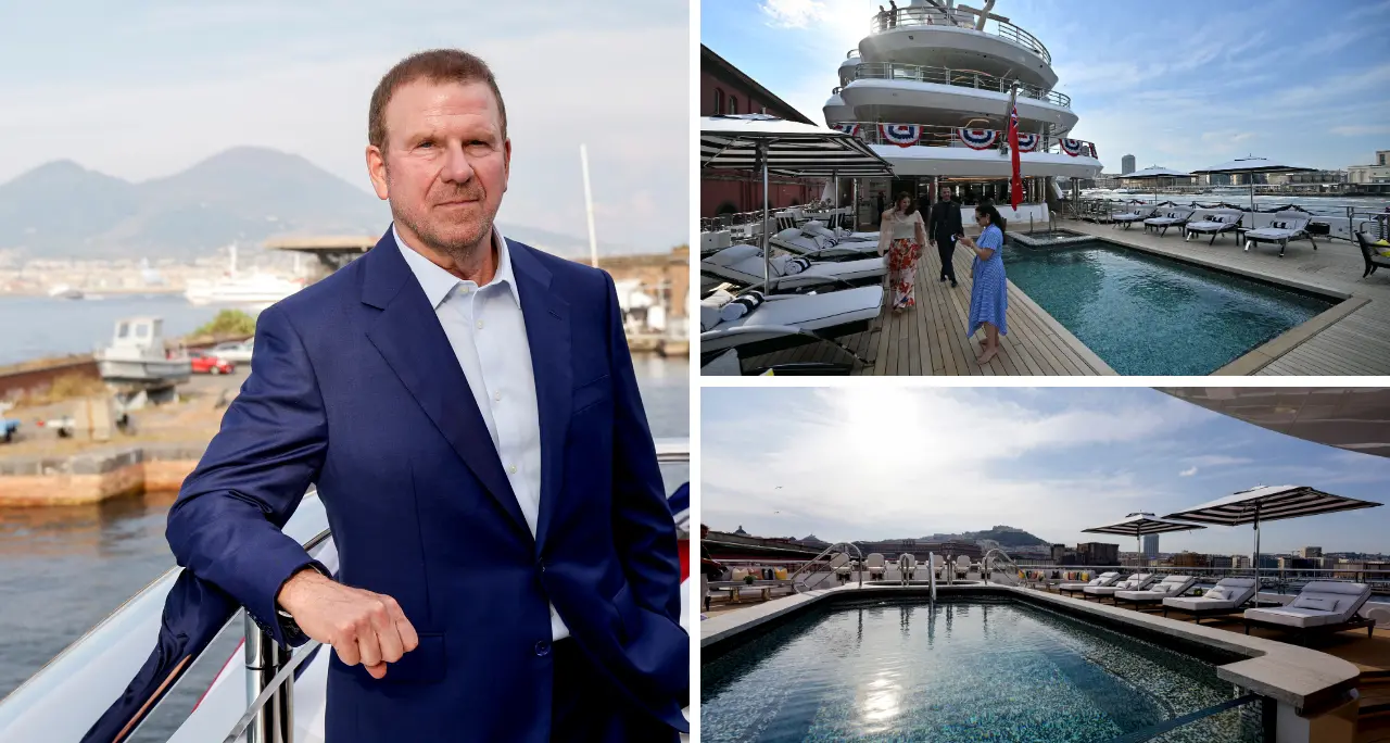L’ambasciatore Usa a Vibo Marina con il suo yacht da mezzo miliardo per festeggiare i 250 anni della Dichiarazione d’indipendenza\n