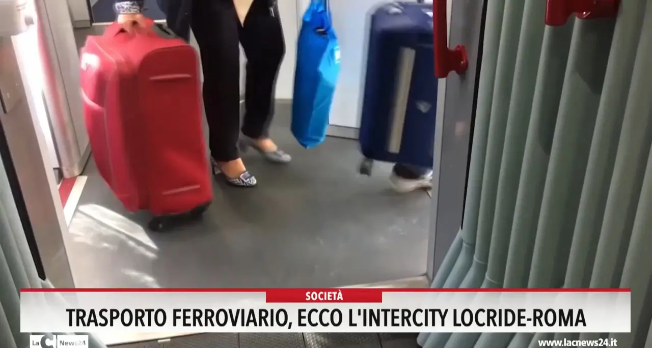 Trasporto ferroviario, ecco l'Intercity Locride-Roma