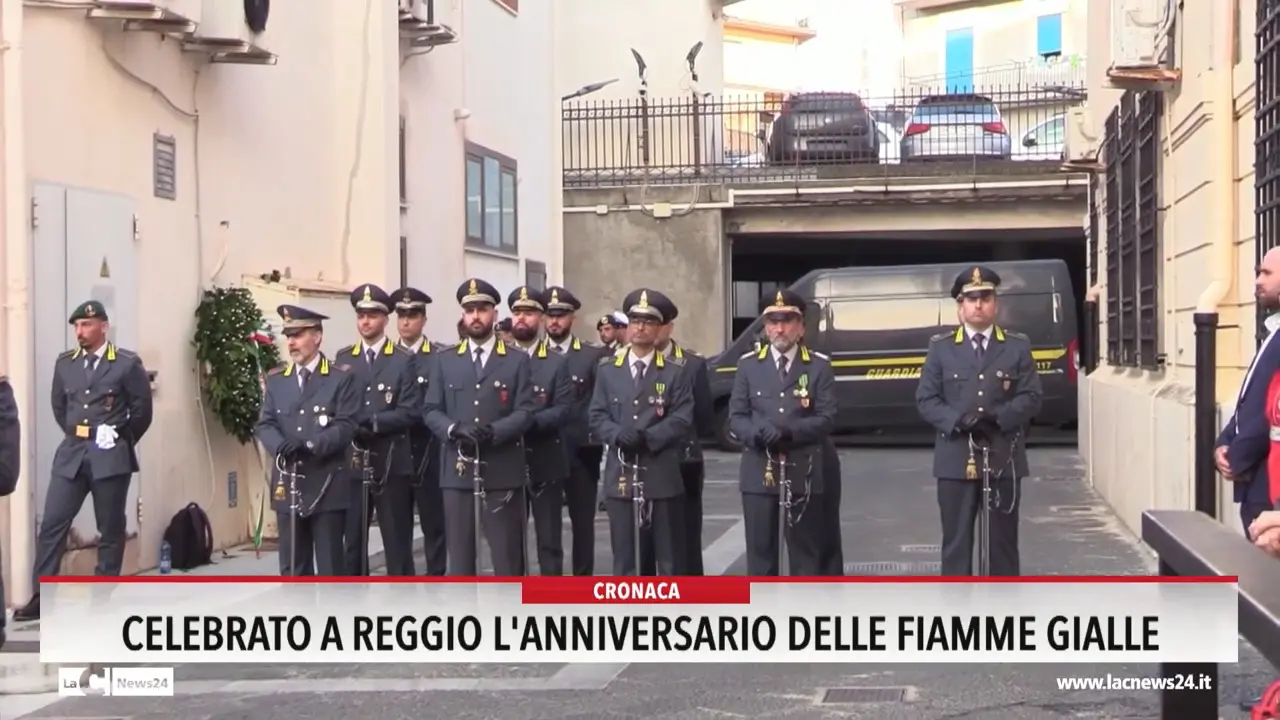 Celebrato a Reggio l'anniversario delle Fiamme Gialle