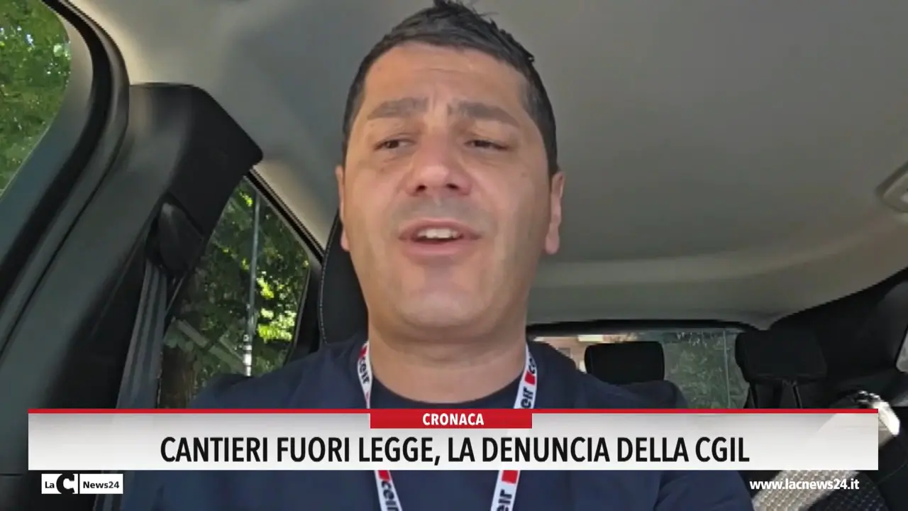 Cantieri fuori legge, la denuncia della Cgil