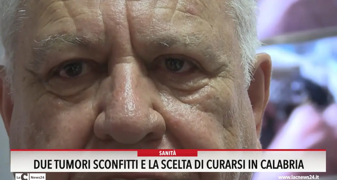 Due tumori sconfitti e la scelta di curarsi in Calabria