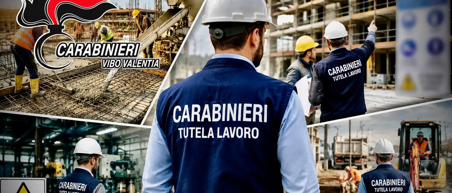 Lavoro nero, sospese quattro aziende del Vibonese: su 21 lavoratori controllati 13 erano irregolari, sanzioni per 30mila euro\n