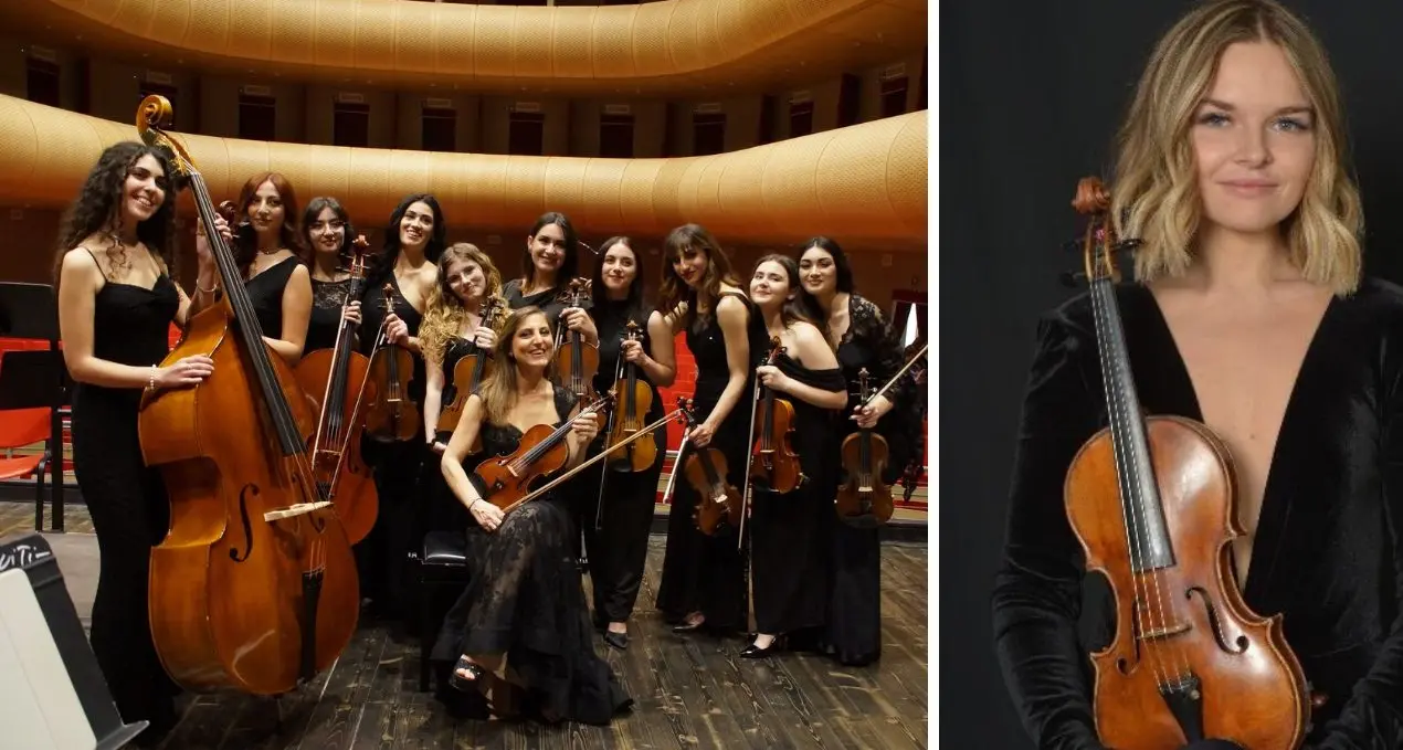 Vibo, il Teatro comunale chiude la stagione con il talento della violinista Laura Marzadori e l’Orchestra femminile del Conservatorio