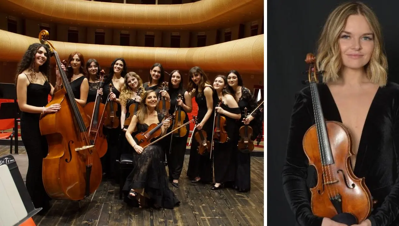 Vibo, il Teatro comunale chiude la stagione con il talento della violinista Laura Marzadori e l’Orchestra femminile del Conservatorio